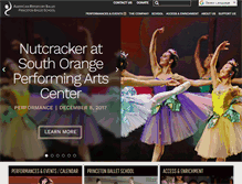 Tablet Screenshot of americanrepertoryballet.org